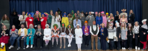Staff dressed up as World Book Day characters