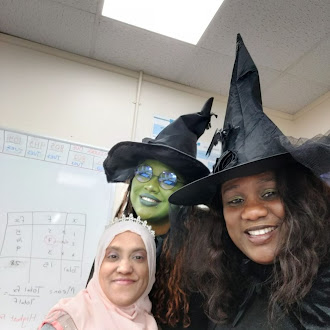 Staff members dressed up for World Book Day